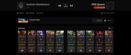 Gaimin Gladiators VS Quest Esports | Bali Major 2023 Group Stages (2023)