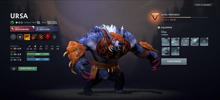 Ursa carry in Dota 2