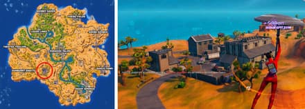 Фабрика на юге от Пышных Пальм | Fortnite Оазис