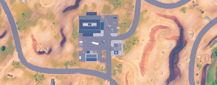 Фабрика на юге от Пышных Пальм | Fortnite Оазис