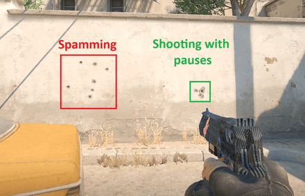 Shooting Speed and Intervals Desert Eagle in CS2