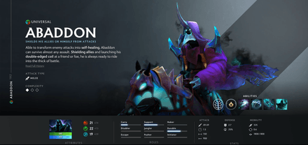 Abaddon Hero Type & Primary Role