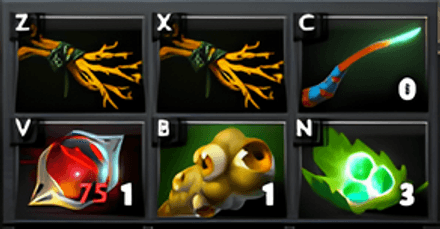 Закуп на Дарк Виллоу в Дота 2 - стартовый закуп