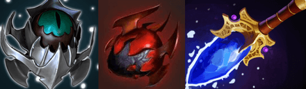 Игровые предметы для керри Eye of Skadi. Aghanim  Heart of Tarasque