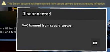 VAC banned from secure server