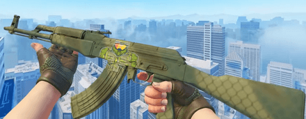 CS2 Sticker Craft AK-47 | Safari Mesh | Soldier