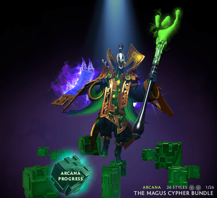Аркана The Magus Cypher – Rubick Dota 2