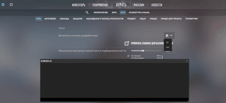 Как открыть консоль в CS2