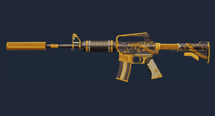 M4A1-S Golden Coil FN