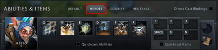Hero and Unit Controls Abilities & Items Dota 2