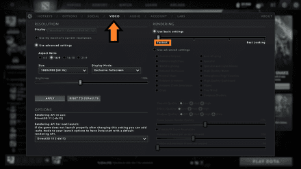 Recommended Graphics Settings