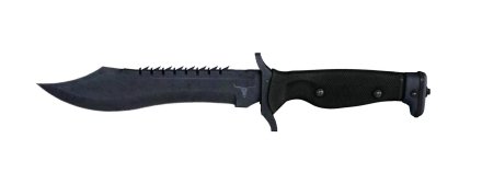 Нож Боуи | Вороненая сталь