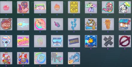 Нові Community Stickers 2025 після оновлення «Community Maps, Charms, and More» CS2