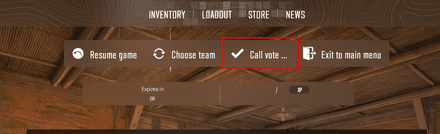 Click Esc → Call vote... → Change map → choose the map you wish to play next