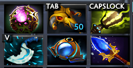 Закупка артефактов на Lion в Дота 2 - поздний закуп