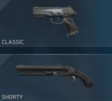 Пистолеты (Pistols) Classic/Shorty Valorant