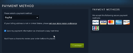 PayPal Steam