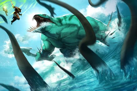 Левиафан Tidehunter в Dota 2