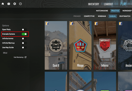 Counter-Strike 2 has introduced Grenade Camera, which is pretty much the same thing