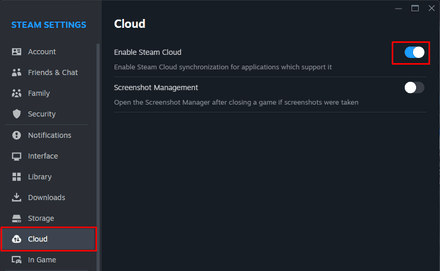 Confirm that Steam Cloud synchronization is enabled for Dota 2