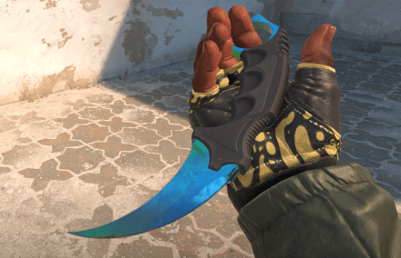 Karambit | Gamma Doppler Phase 3. Factory New. Pattern 7