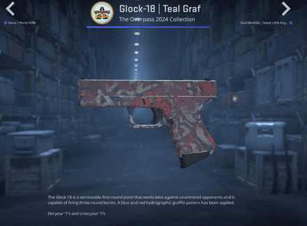 Glock-18 | Teal Graf