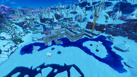 Latte Landing Has Frozen Over Fortnite Chapter 7 Season 2