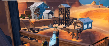 Заброшенная шахта на востоке от Пышных Пальм | Fortnite Оазис