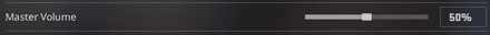 In-Game Sound Settings - Master Volume
