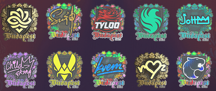 К Мэйджору подготовили традиционный набор наклеек в нестандартном дизайне