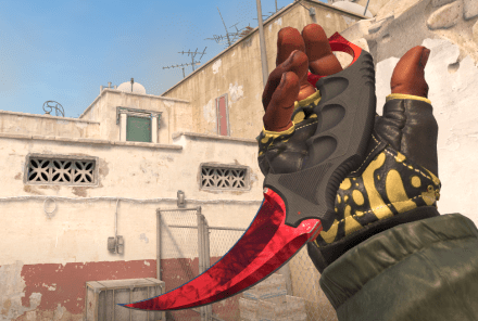 Karambit | Doppler Ruby. Factory New. Pattern 908