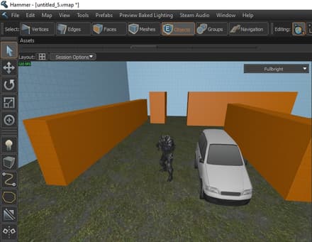 Изменить положение и размеры объекта на свое усмотрение Hammer CS2