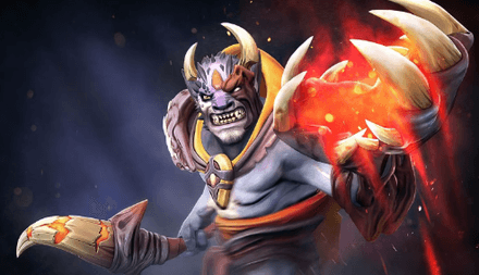 Lion в игре с Бистмастером в Дота 2