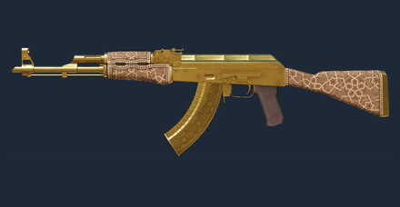 AK-47 Gold Arabesque FN