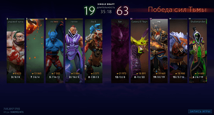 Single Draft – Dota 2