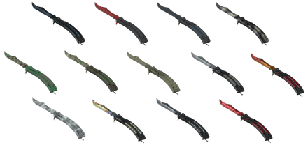 Butterfly Knives in Operation Breakout Weapon Case