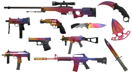 Серия скинов Fade