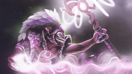 Dazzle в игре с Phantom Assassin в Дота 2