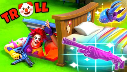 Troll Bed Wars XP Map in Fortnite