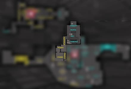 Позиции в Lobby и на Ramp на Nuke в CS2