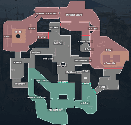 Карта Breeze Valorant