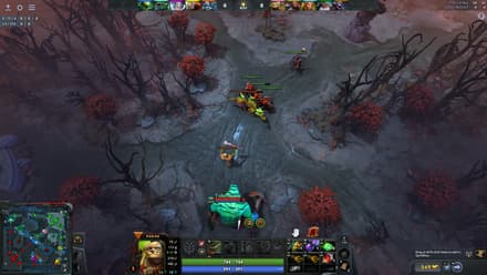 Ally creeps provide vision