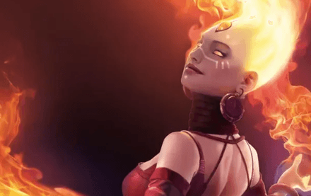 Lina в игре с Бистмастером в Дота 2