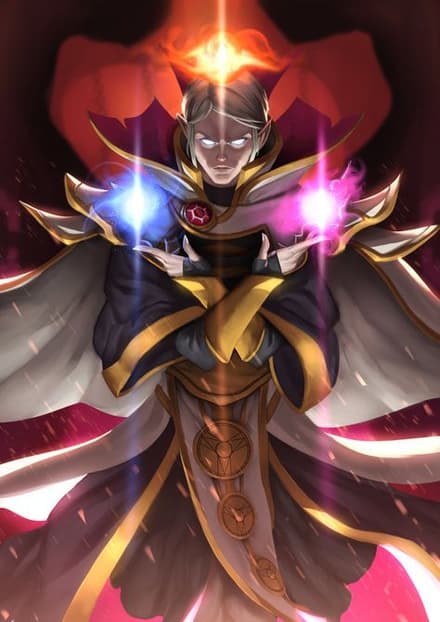 Invoker в игре с Тайдом в Дота 2