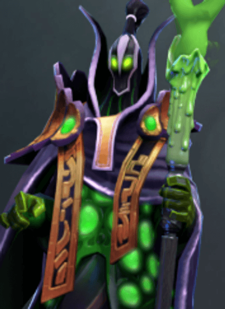 Rubick в игре с Lion в Дота 2