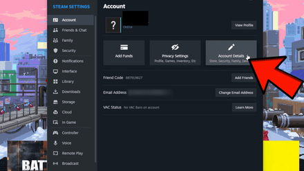 Accessing Account Details