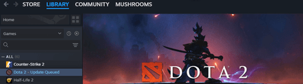 Opening Steam Library and Navigating to Your Games