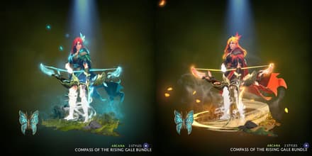 Аркана Compass of the Rising Gale – Windranger Dota 2