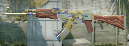 AK-47 Gold Gem Pattern #219