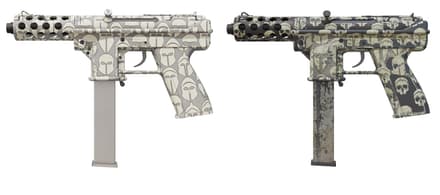 Обращайте внимание на паттерн и расположение самих черепов на корпусе у Tec-9 | Hades